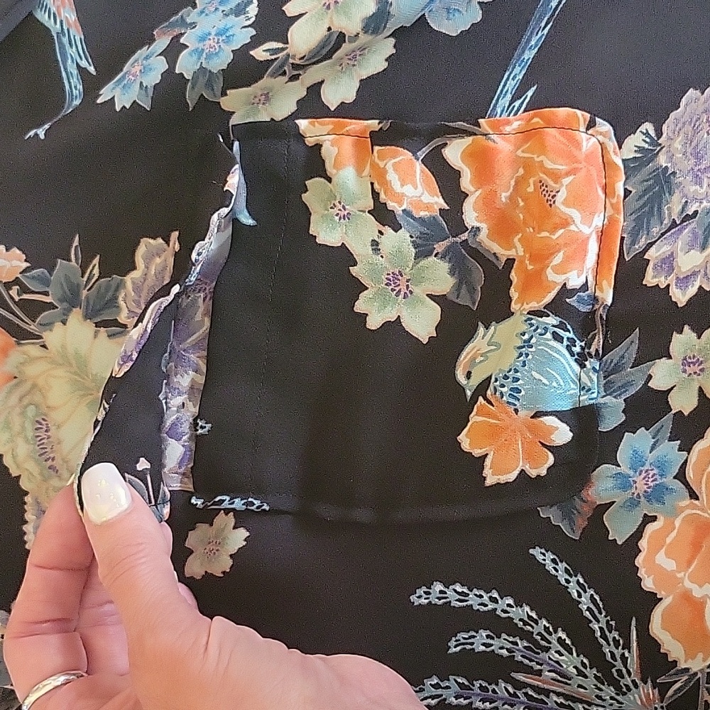 Johnny Was Silk Blouse - Picture 11 of 14